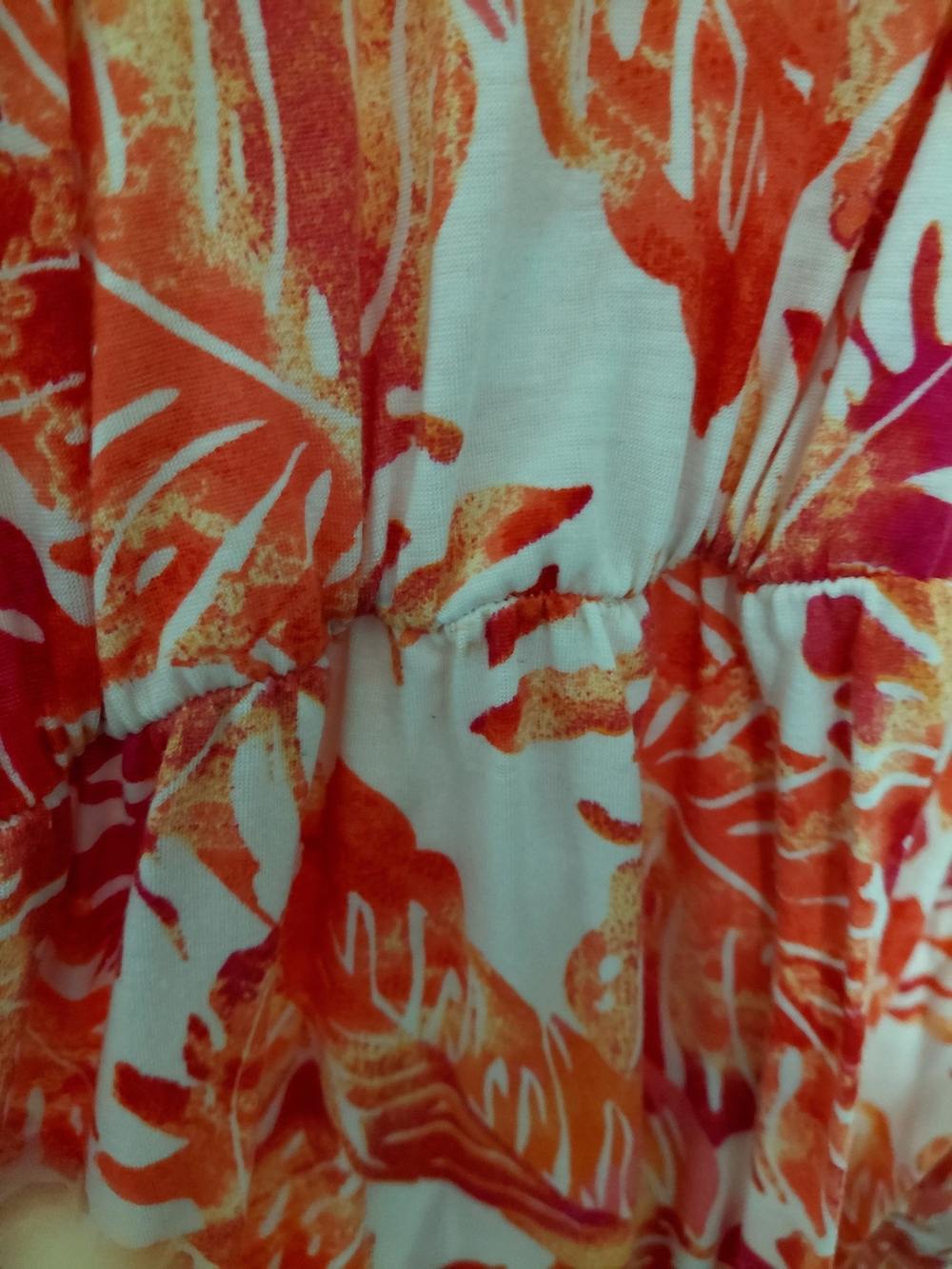 Doublju Pink & White Tropical Print Dress - Picture 2 of 3